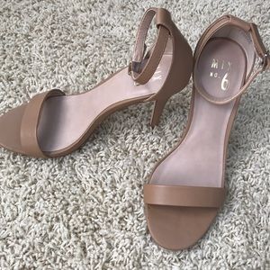 Nude Mix No.6 Strappu Heels